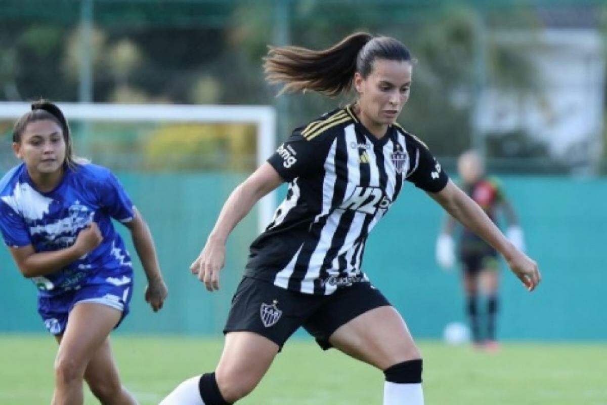 Lance do jogo entre Atlético-MG x Taubaté