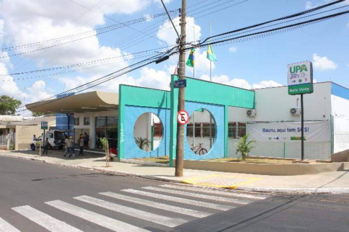 Vítima foi levada por populares à UPA do Bela Vista, onde a PM esteve