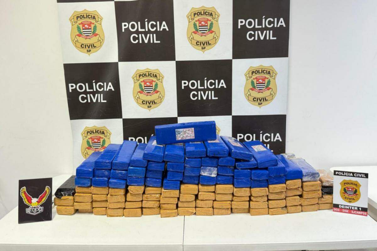 Drogas apreendidas em São José dos Campos