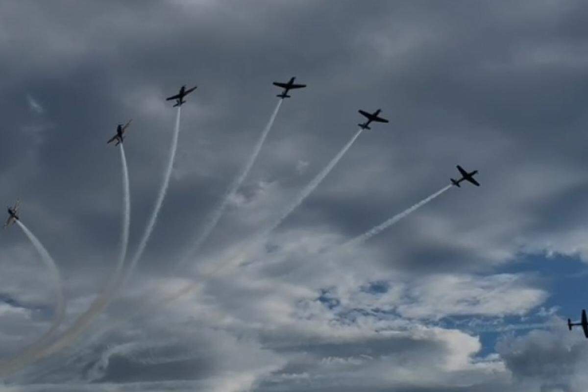 Mais uma vez, os pilotos da FAB encantaram