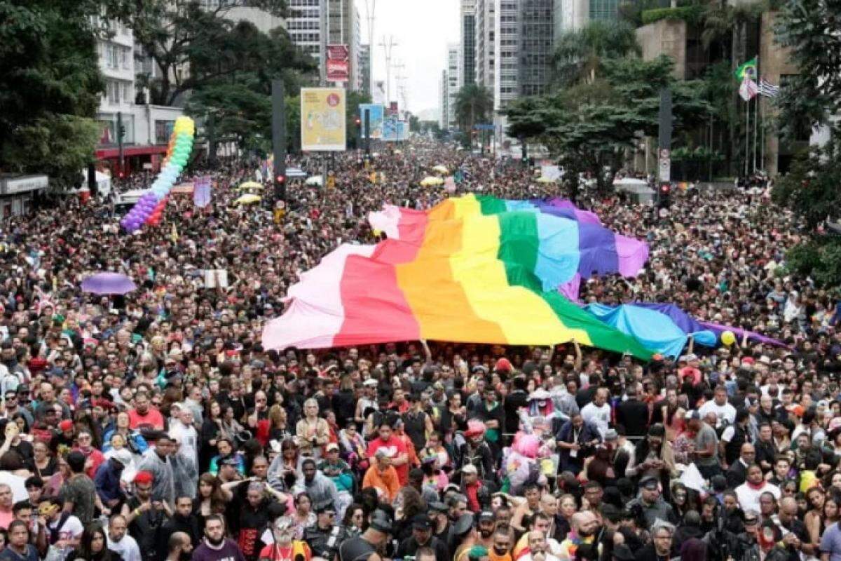 Parada do Orgulho em São Paulo