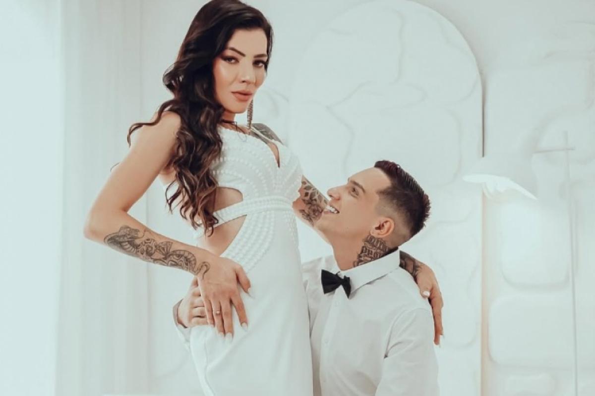 Gabrielly e o atual companheiro