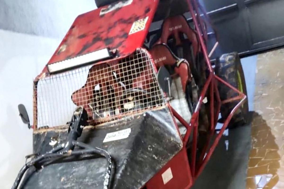 O grave acidente aconteceu na manhã deste sábado.