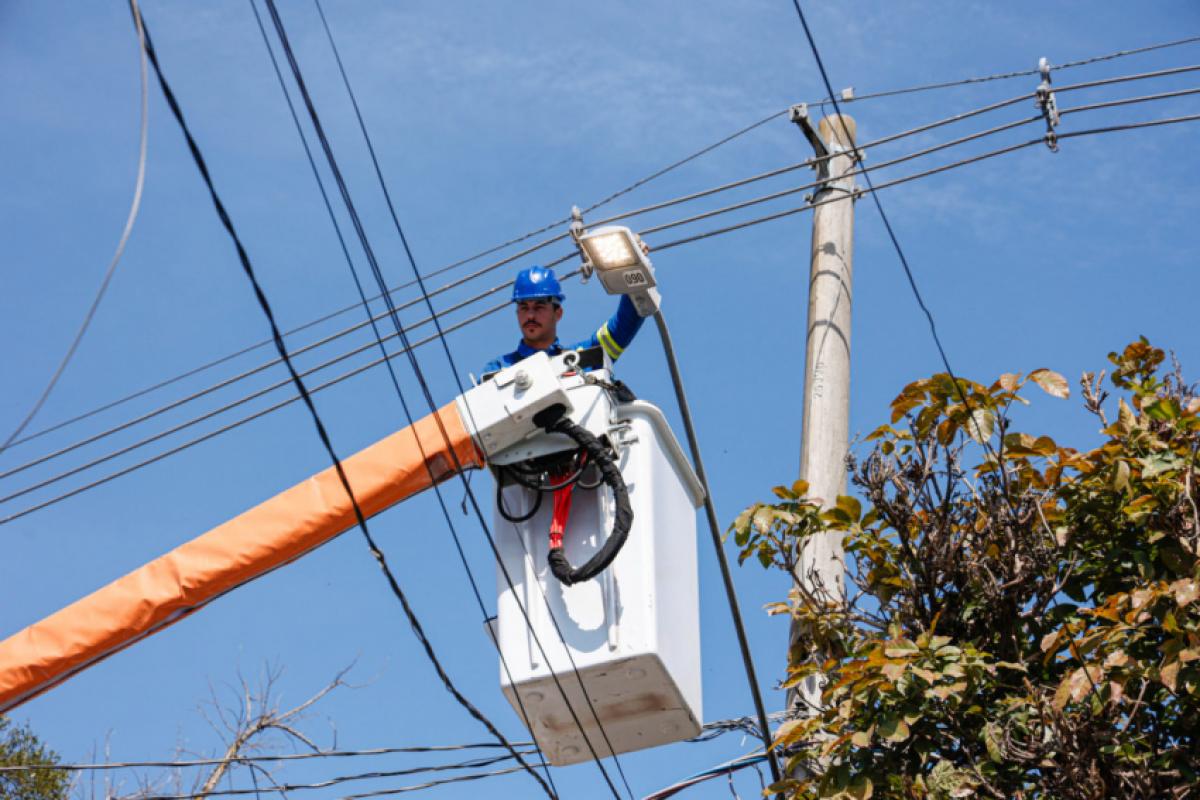Prefeitura já substituiu 140 lâmpadas a vapor por LED no Jardim São Camilo