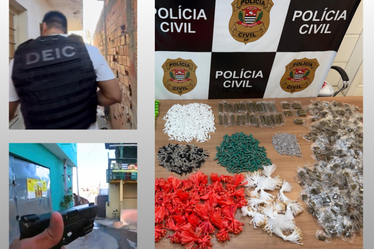 A ação dos Policiais da 2ª Dise/Deic aconteceu na Comunidade da Portelinha