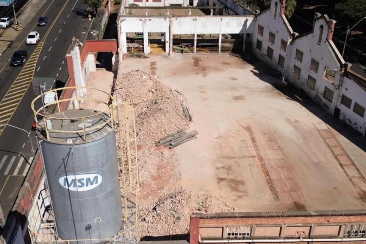 Futuro centro comercial onde era localizada a icônica fábrica da MSM