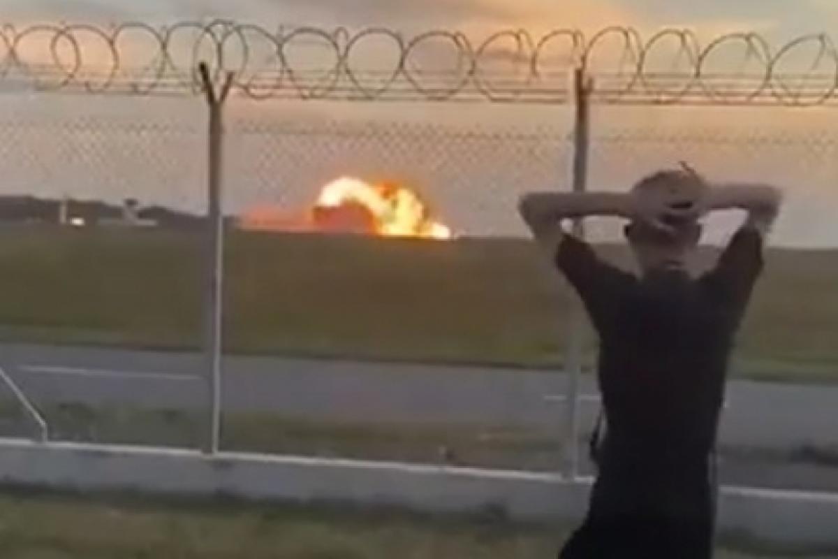 Queda do caça da Força Aérea Polonesa