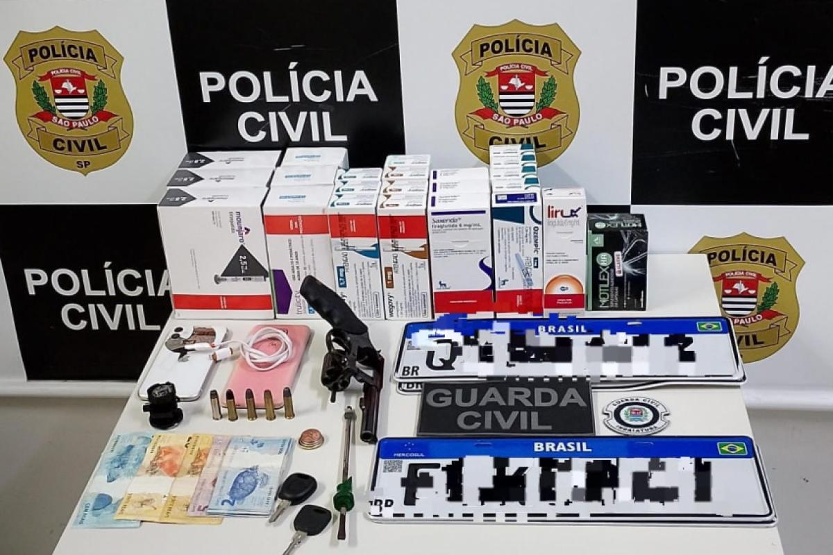 Os medicamentos roubados foram recuperados