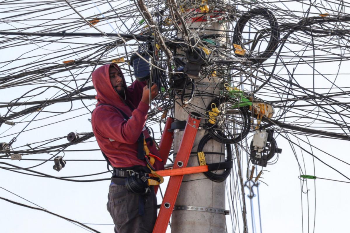 Até o momento, o reordenamento já foi concluído em 67 postes.