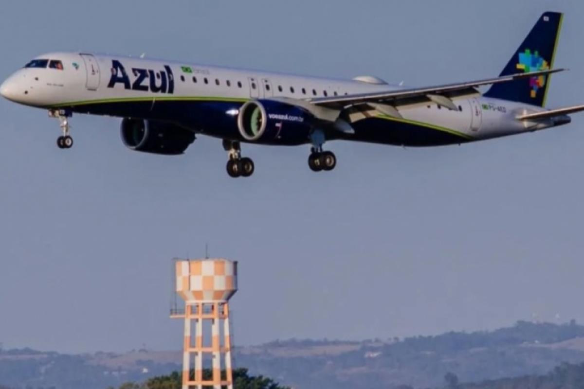 A asa do Air Bus estava em cima da cabine do avião brasileiro (imagem ilustrativa)