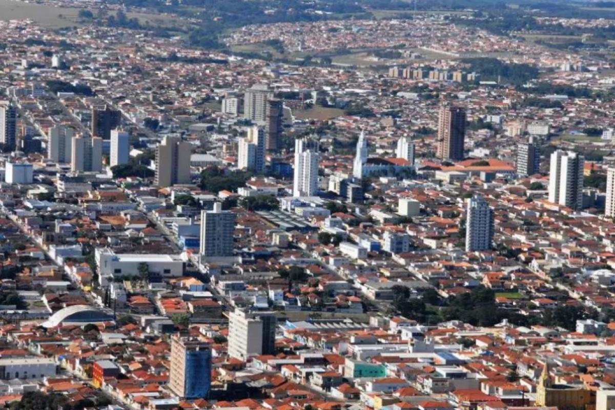 Cidade de Franca vista do alto