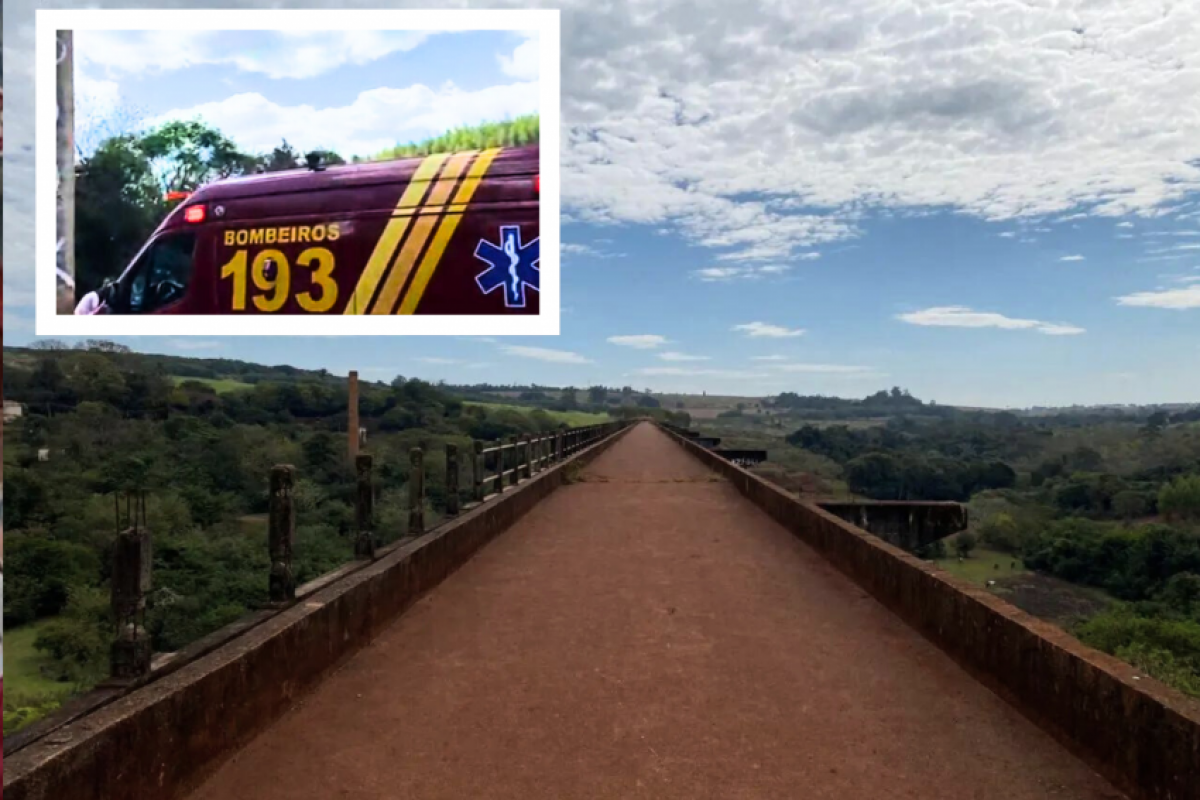 As vítimas foram levadas em estado gravíssimo ao hospital.