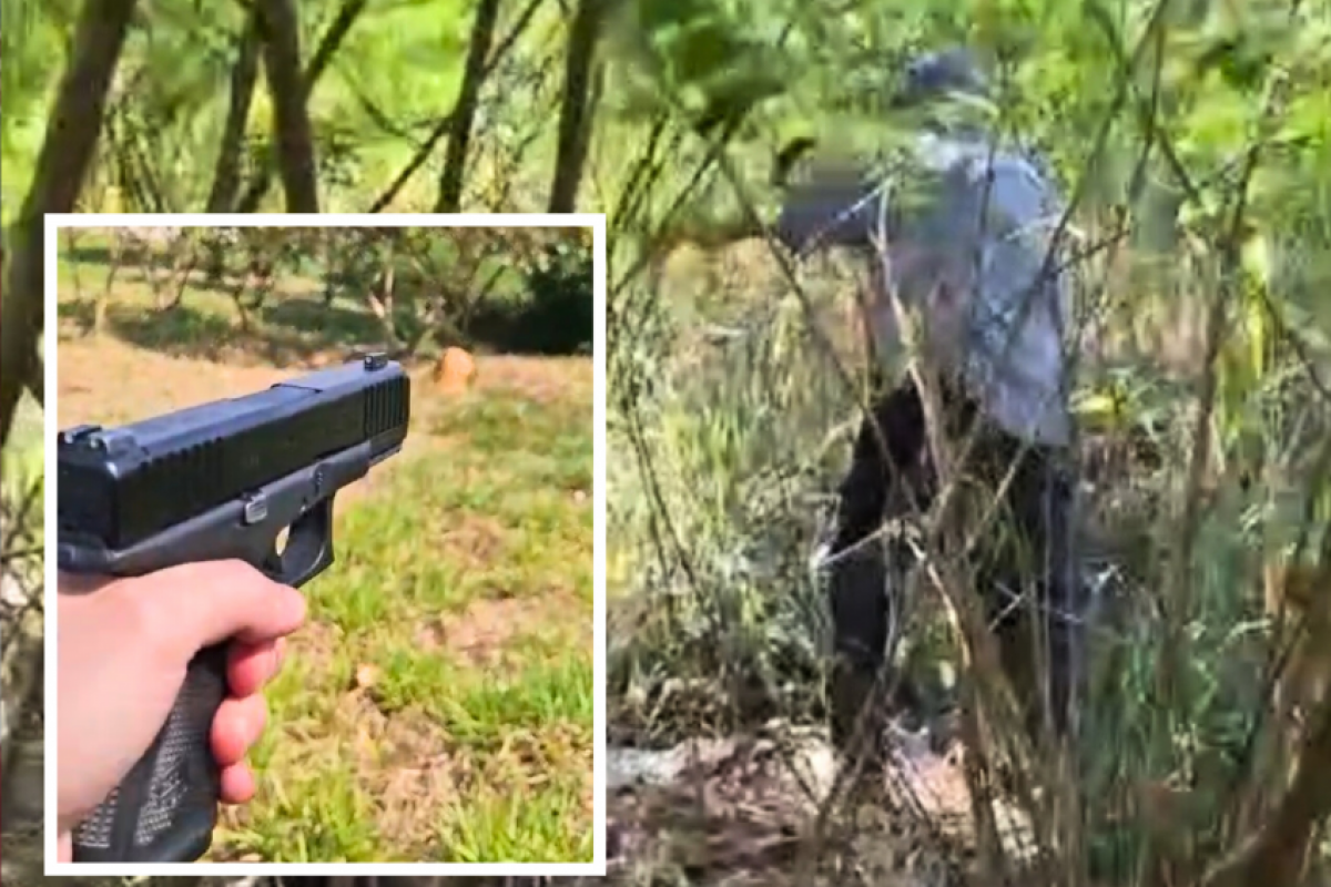 A Polícia Civil flagrou o crime sexual em um matagal.