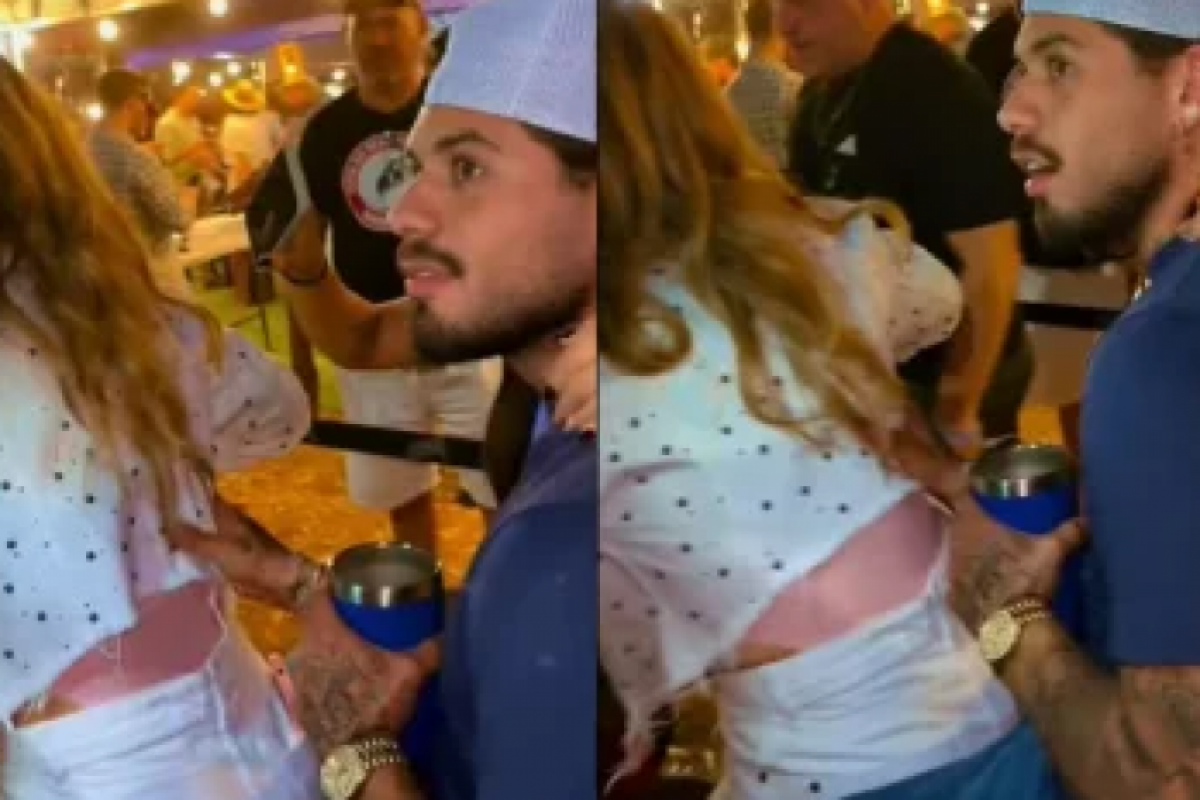 Zé Felipe é visto saindo de show com loira misteriosa e causa burburinho.