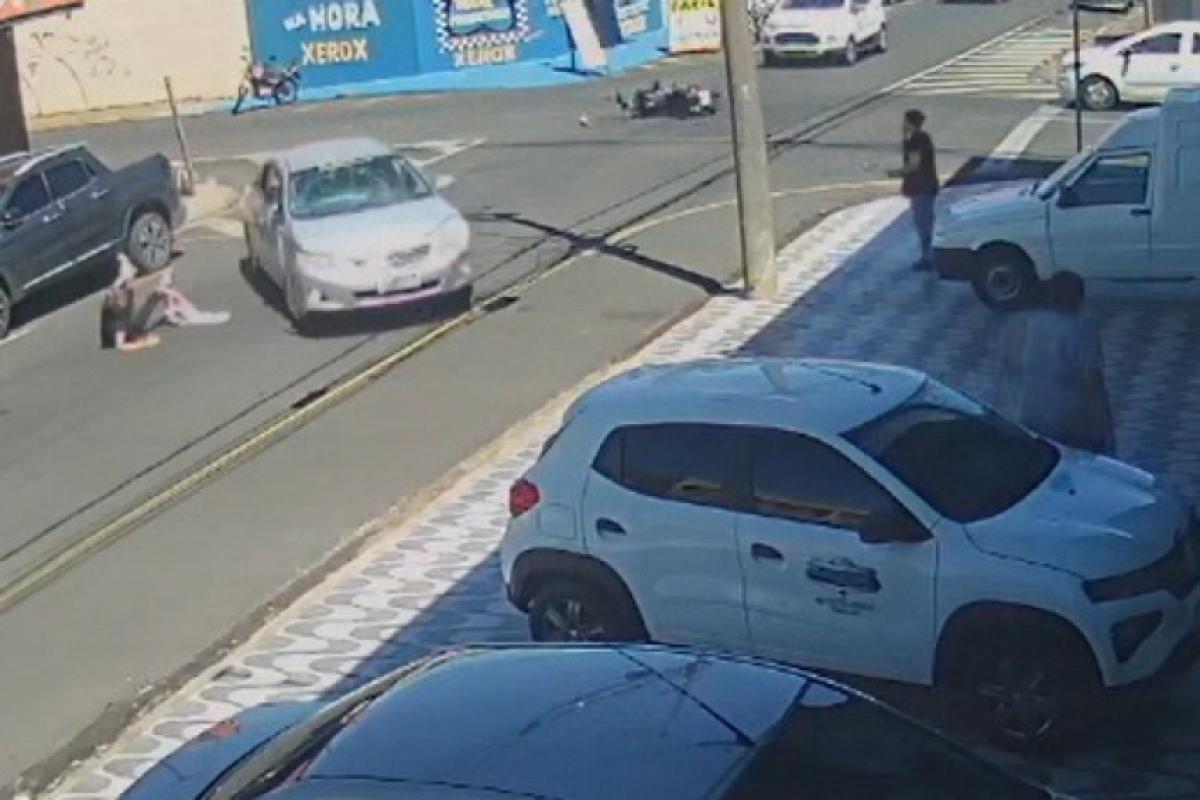 Acidente de trânsito na Vila Aparecida, em Franca