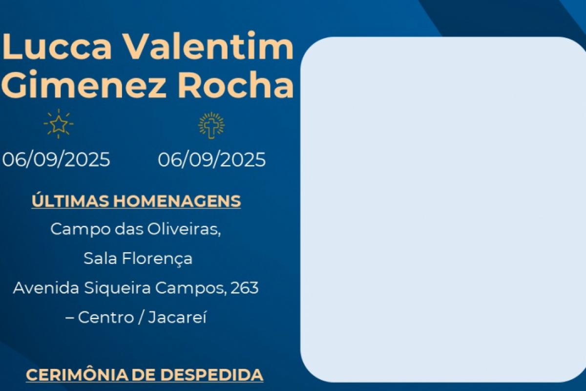 Lucca morreu no dia do nascimento