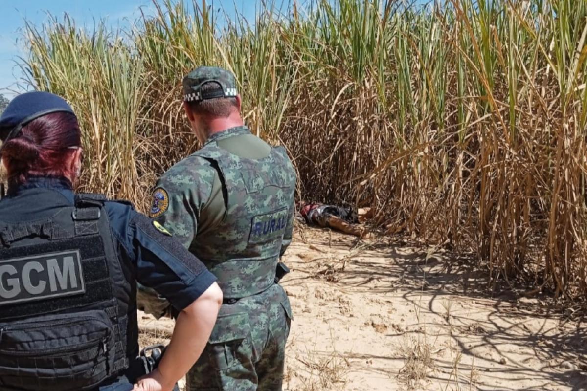 Equipes da GCM e da Polícia Civil atenderam a ocorência na zona rural.