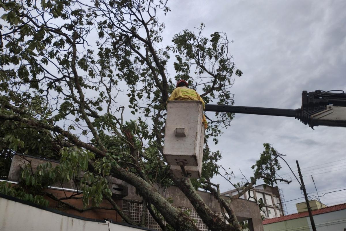 Botucatu foi atingida por ventos superiores a 100 km/h na 2ª