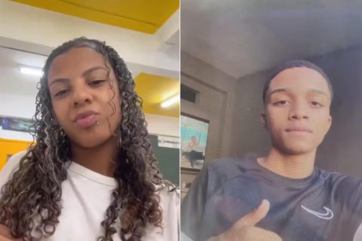 Niquely e o namorado, Paulo Ricardo, foram arrastados pela água na Praia do Leme