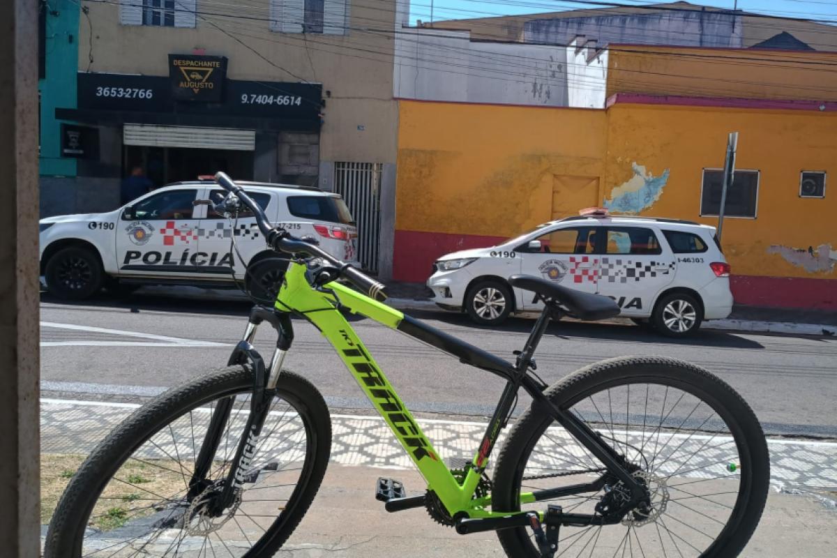 Bicicleta furtada é devolvida ao dono em Caçapava