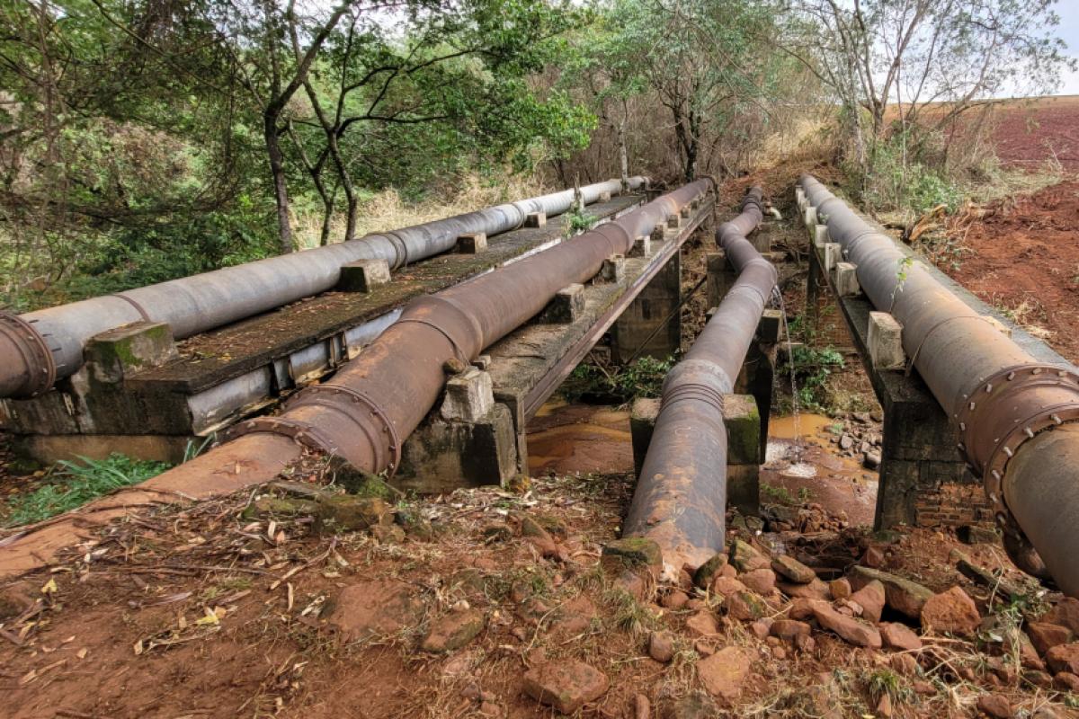 Manutenção programada neste domingo na Captação-3 visa consertar a rede de 600mm danificada pela oscilação de energia elétrica da última segunda-feira (22).