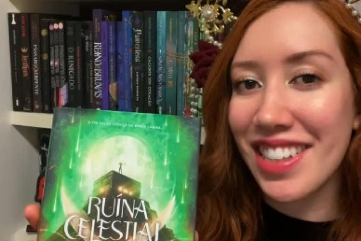 Letícia Giulia e seu segundo livro, Ruína Celestial
