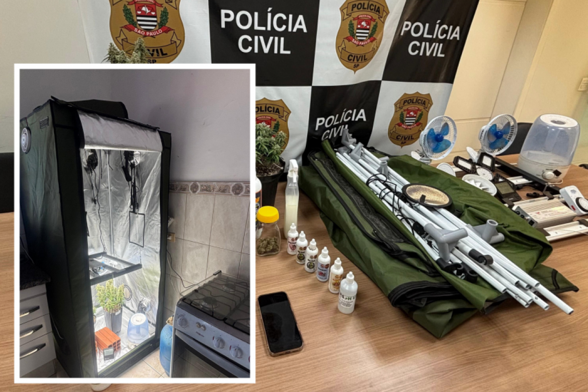 O casal foi preso e todo o material apreendido.