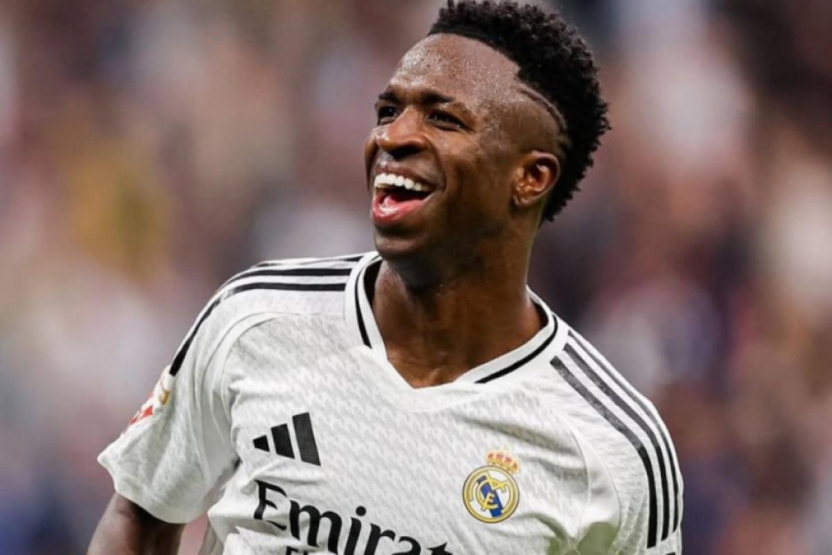O atacante brasileiro Vinicius Junior, do Real Madrid, ficou em 16º na eleição deste ano