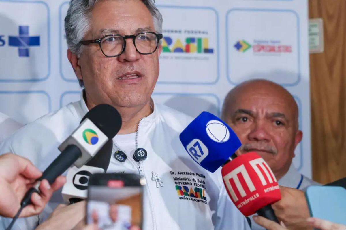 O ministro da Saúde, Alexandre Padilha