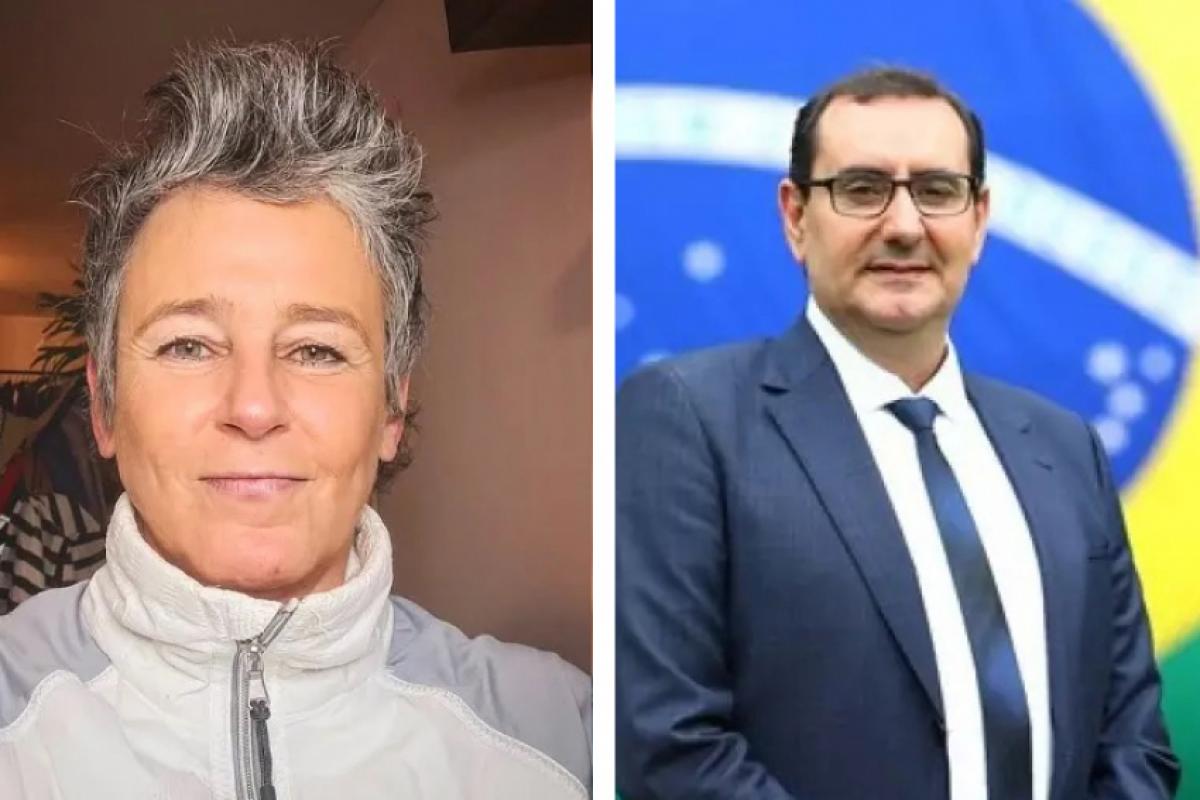 Milly Lacombe  e  Anderson Farias 