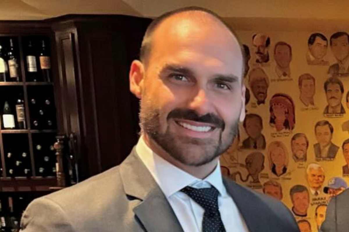 Morando nos Estados Unidos desde março, Eduardo Bolsonaro tem atuado a favor de sanções a autoridades brasileiras.