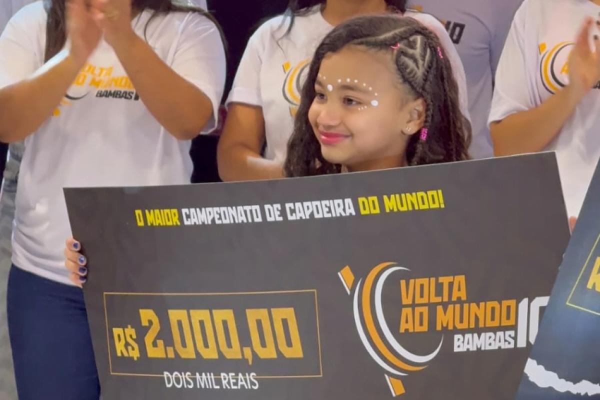 Talento de Piracicaba: Alice Vieira brilha e vence a 10ª edição da Volta do Mundo Bambas.