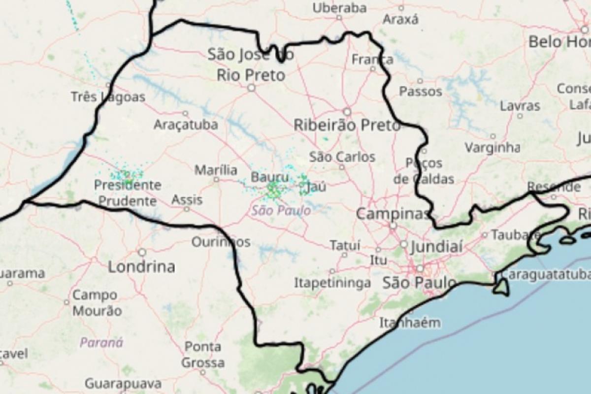 Radar do IPMet, nesta quinta-feira (25)