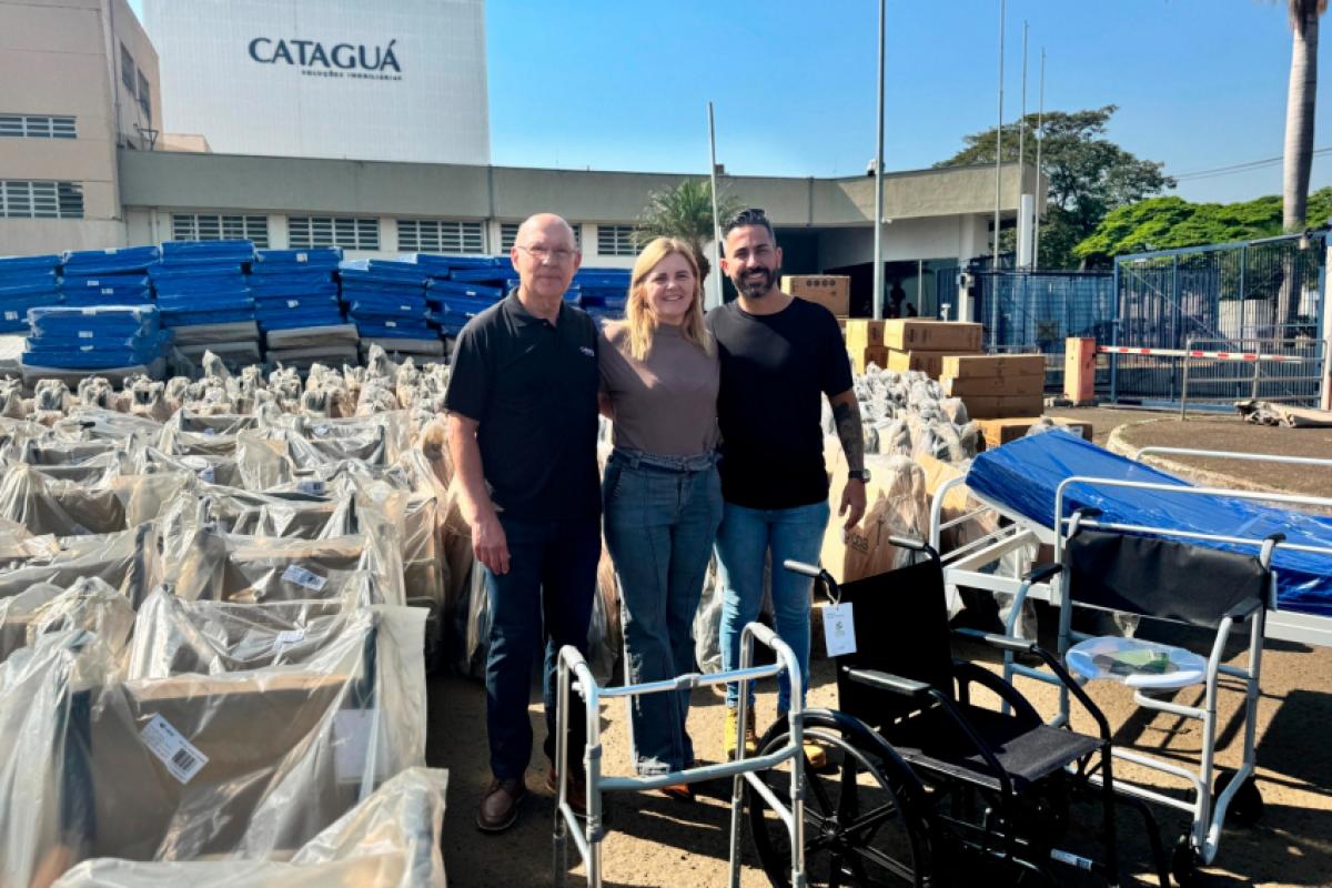 Itens hospitalares recebidos pelo Fundo Social serão disponibilizados para empréstimo a pacientes em situação de vulnerabilidade.