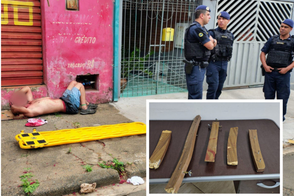 Equipes da GCM chegaram no local e encontraram a vítima caída na calçada 