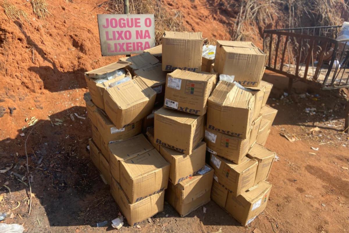 O material tinha como destino um hospital de Cuiabá (MT)