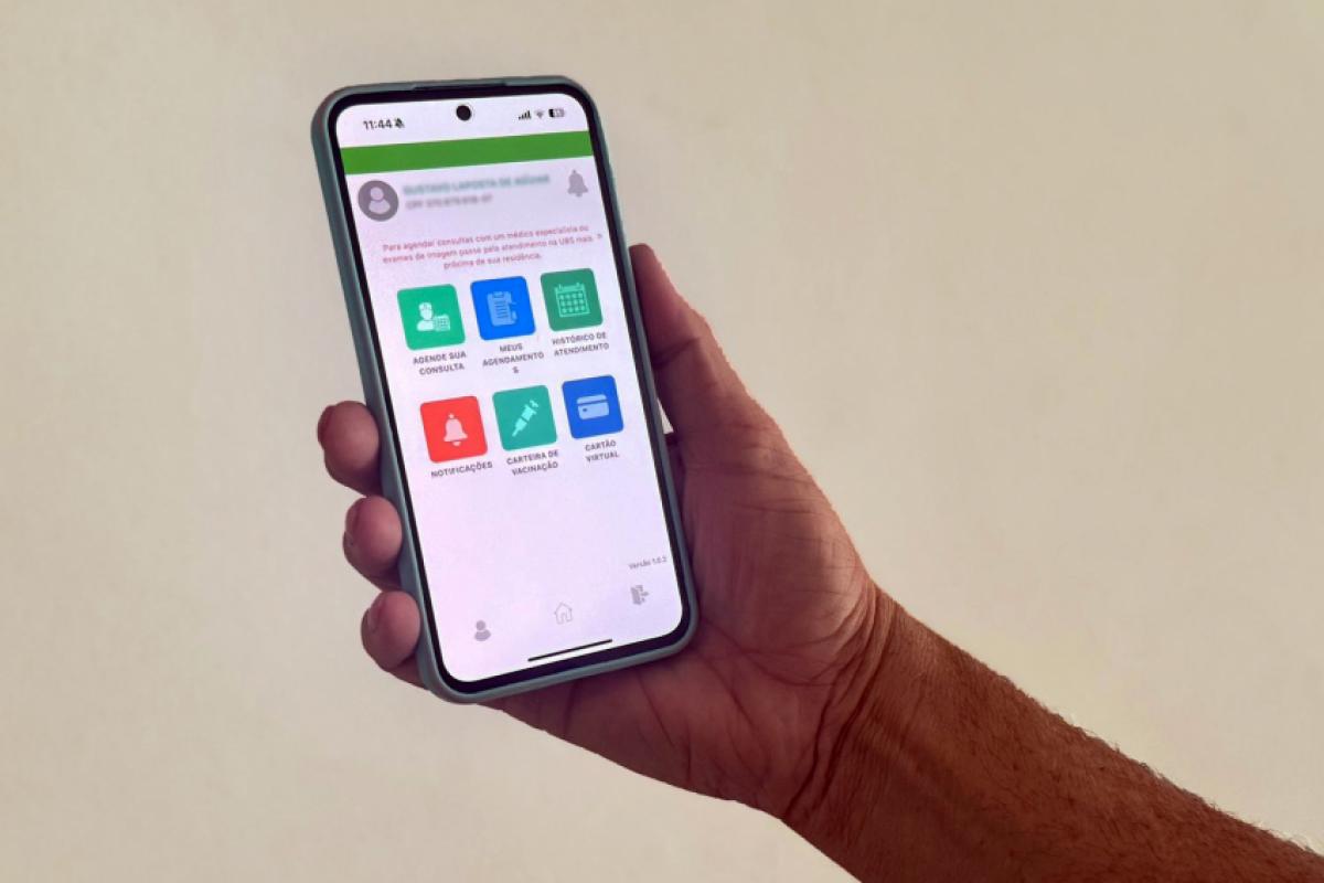 Aplicativo vai facilitar agendamento e acesso a serviços de saúde.