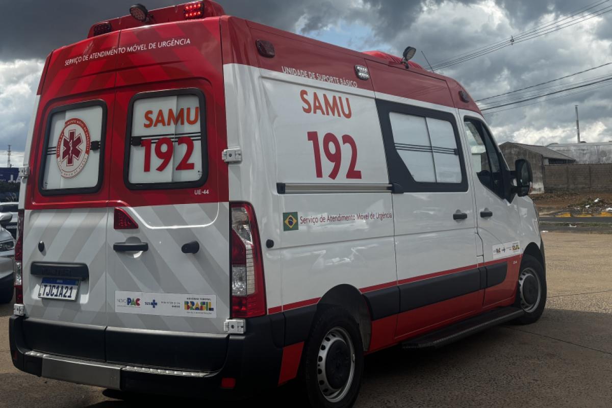 Equipe do Samu foi acionada para prestar socorro 