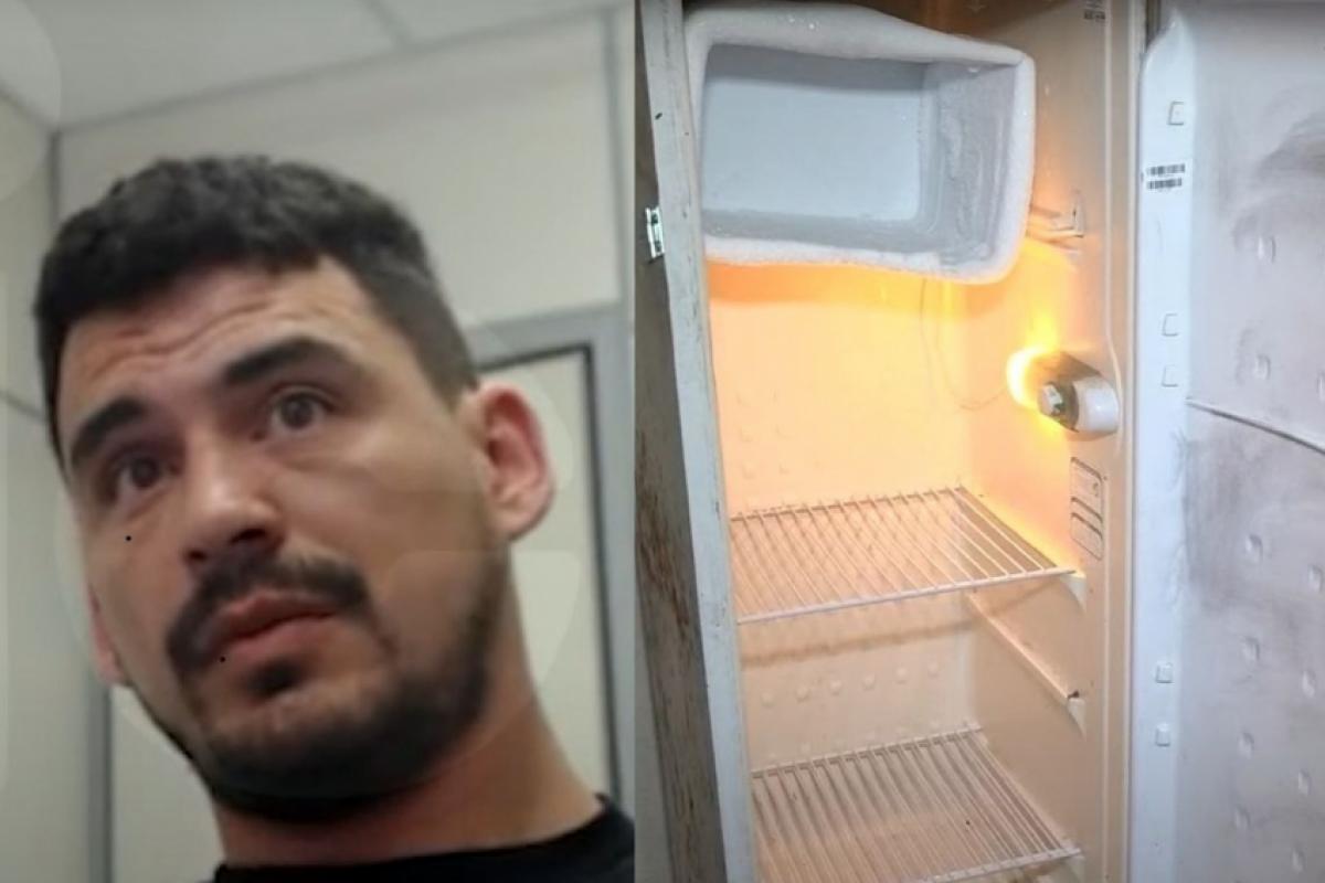 Após cometer os crimes, o homem escondeu os corpos na geladeira