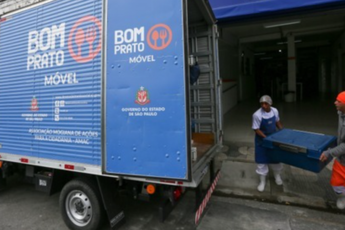 Bom Prato Móvel serve cerca de 300 refeições por dia
