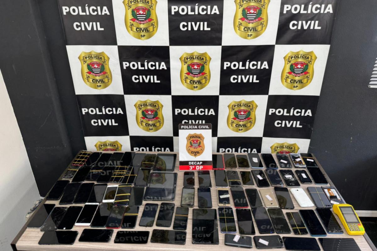 Desde o início do projeto, em junho deste ano, cerca de 3,5 mil celulares foram recuperados pelas forças de segurança do estado