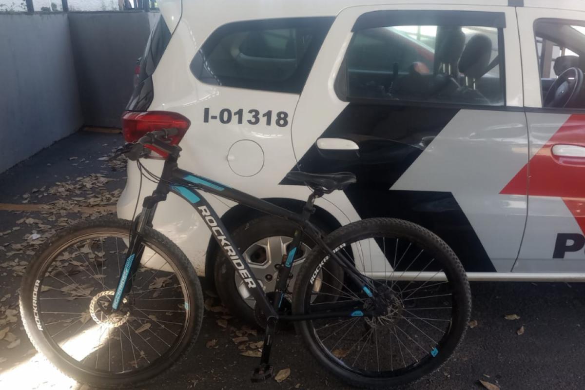 Bicicleta apreendida em São José dos Campos
