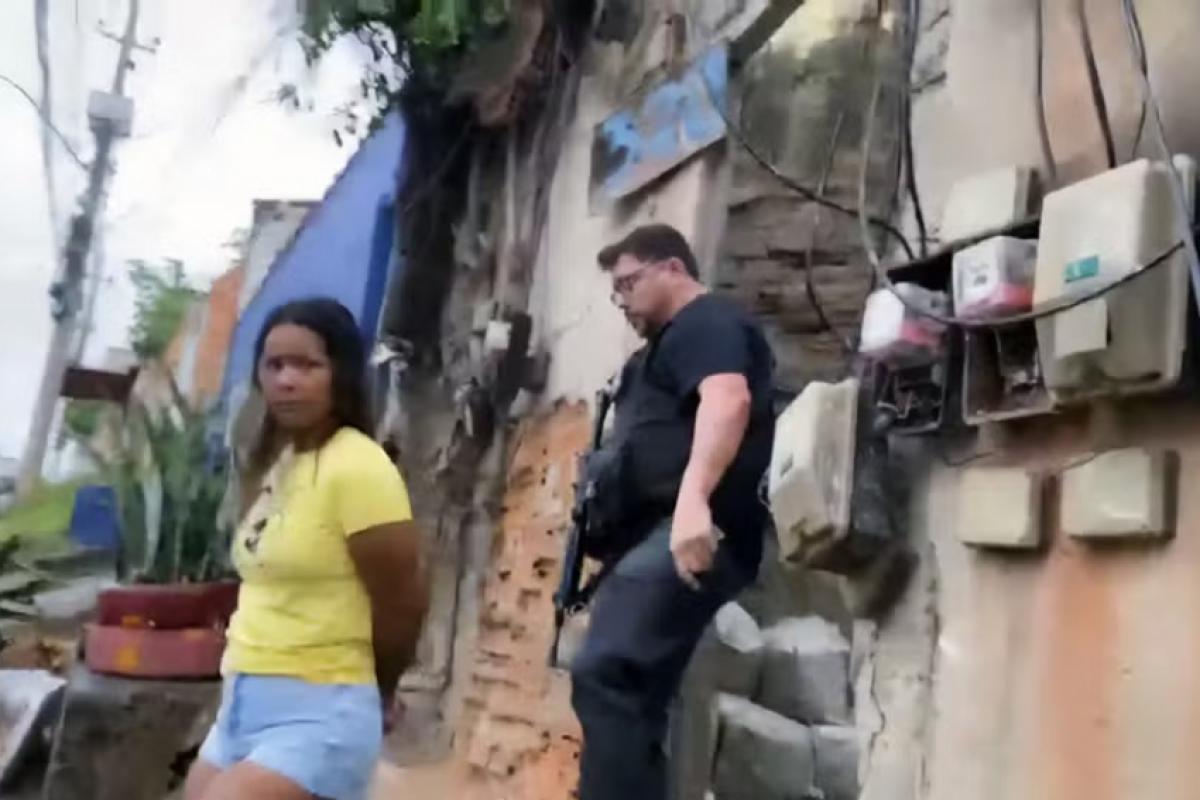 Paloma Cristina Cavalcanti Bacalhau foi presa em casa