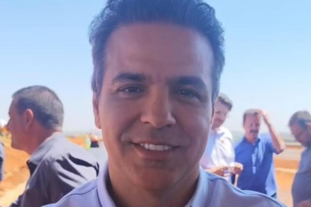 Prefeito Lucas Zanatta (PL) foi o anfitrião do governador Tarcísio de Freitas (Republicanos) e sua comitiva