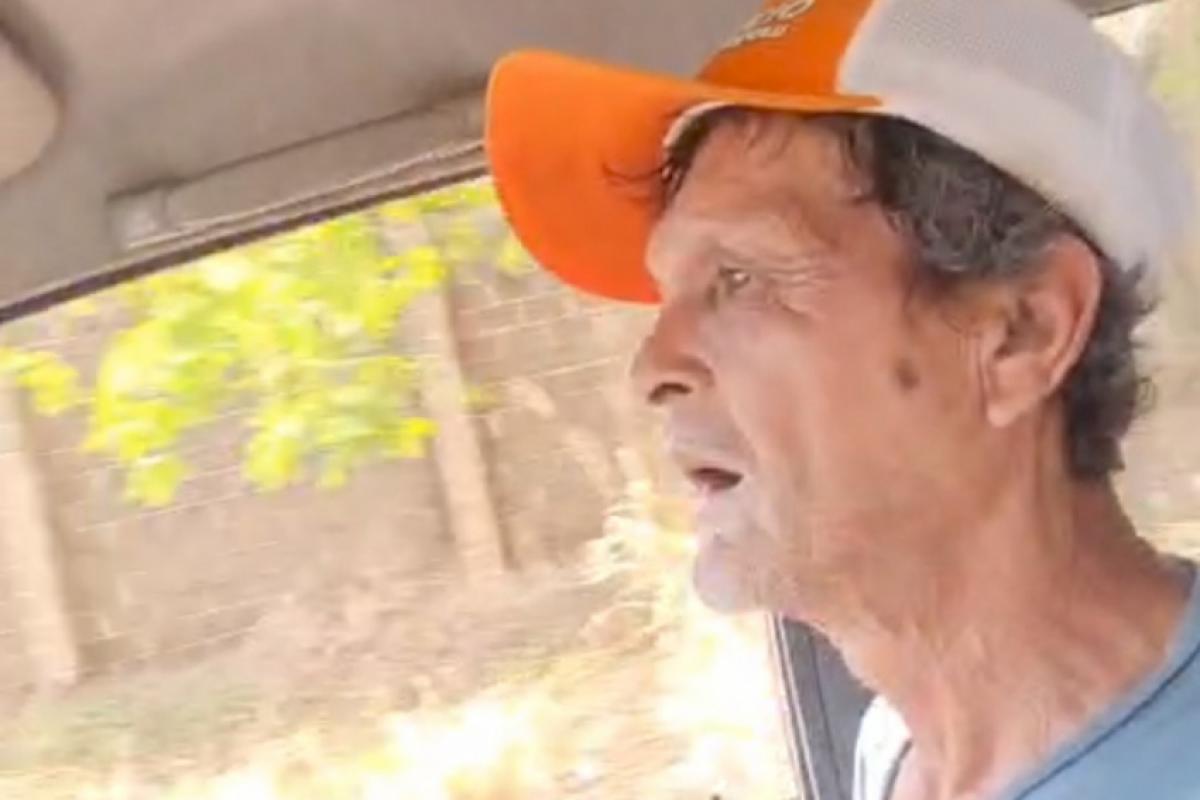 Waldeir Oliveira Ribeiro foi encontrado andando sozinho e desorientado na rodovia Tancredo Neves 