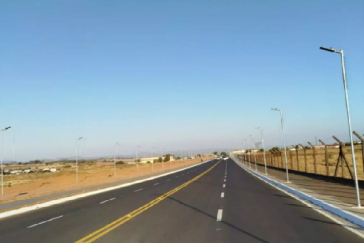 Céu visto do Jardim Aeroporto, na região Sul de Franca