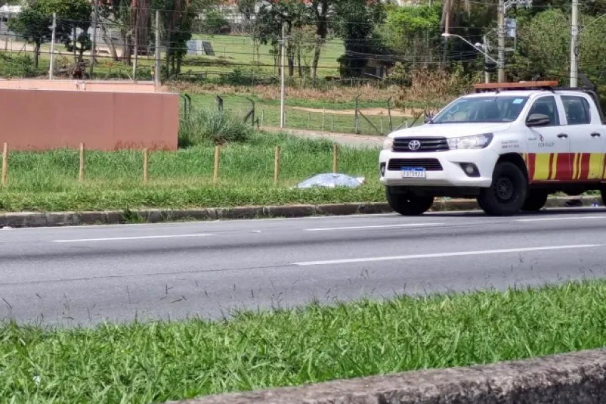 Local do acidente na Via Dutra, no trecho do Vale do Paraíba