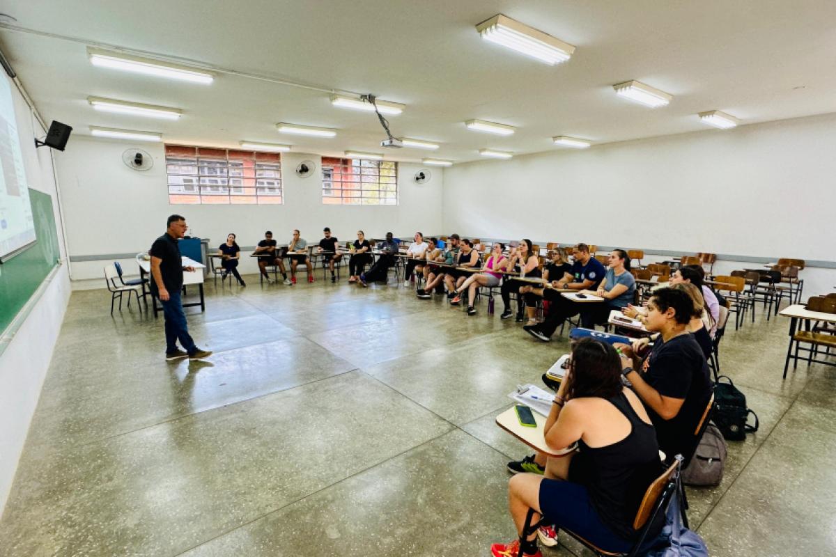 Capacitação reuniu 47 professores de Educação Física no último dia 23