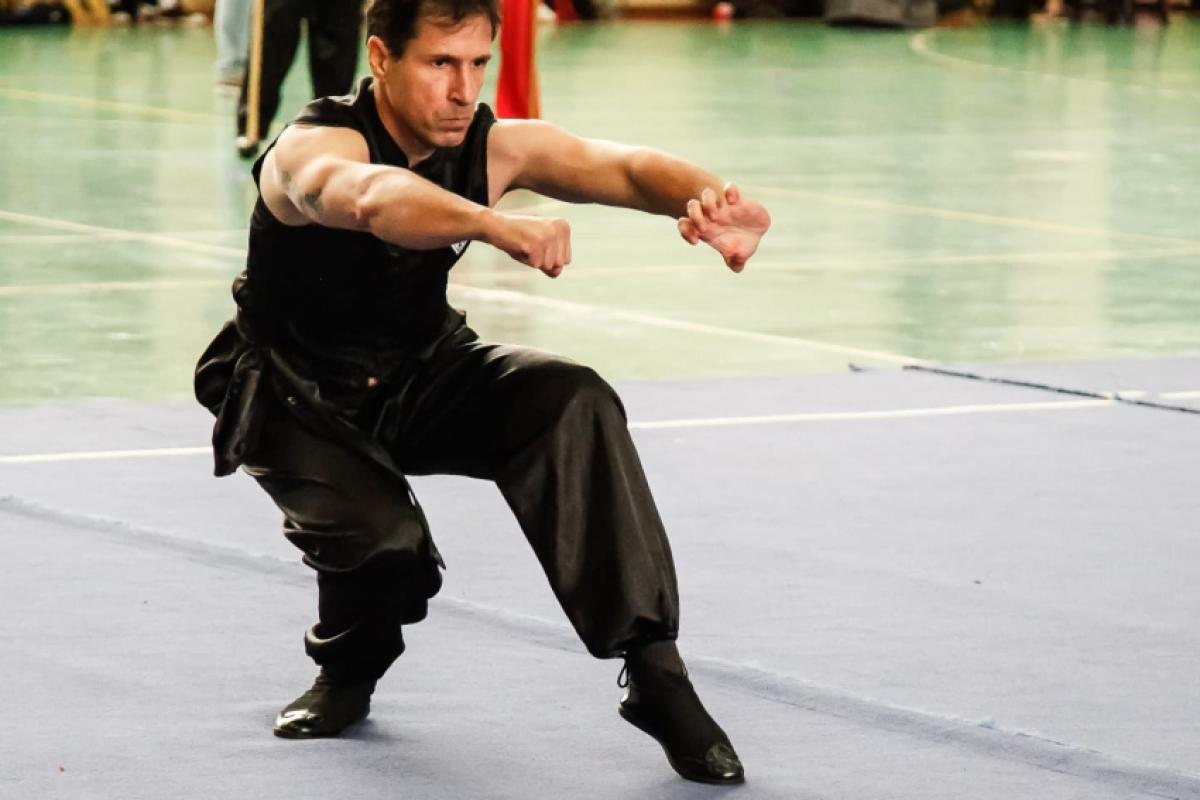 Richard Leutz durante treino