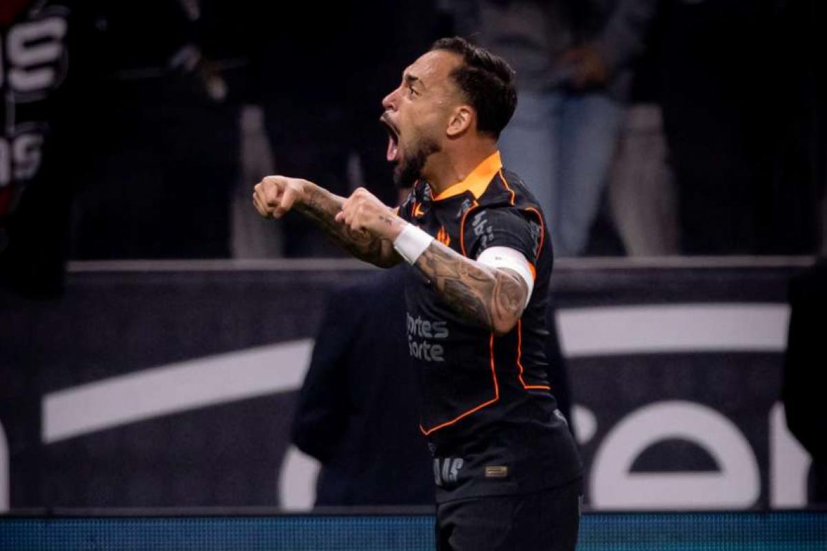 O gol do Timão foi anotado por Maycon, em um belo chute de fora da área